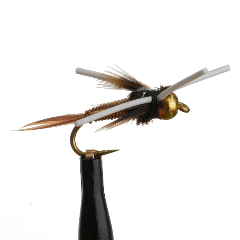 Beadhead Copper John Rubberleg Natural