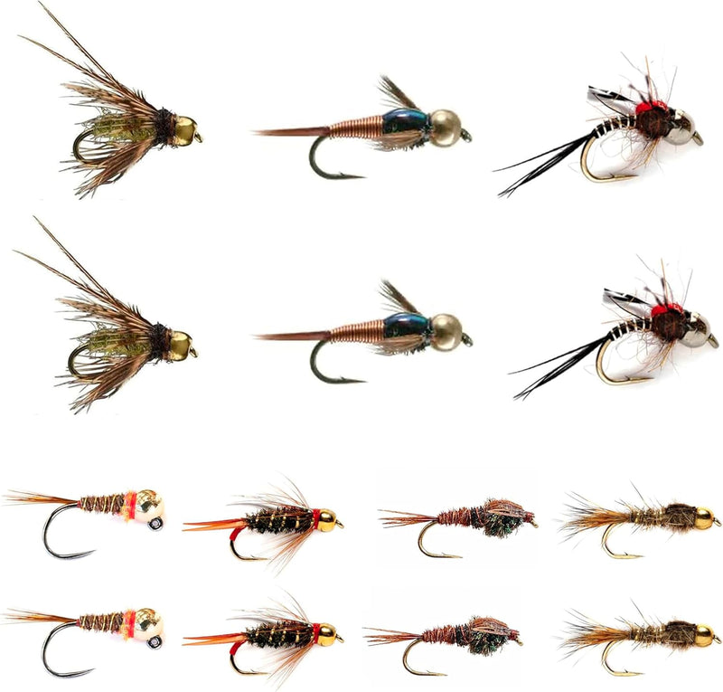 24pk Nymph Fly Assortment