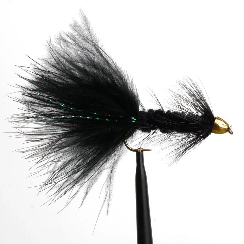 ConeHead Woolly Bugger Black