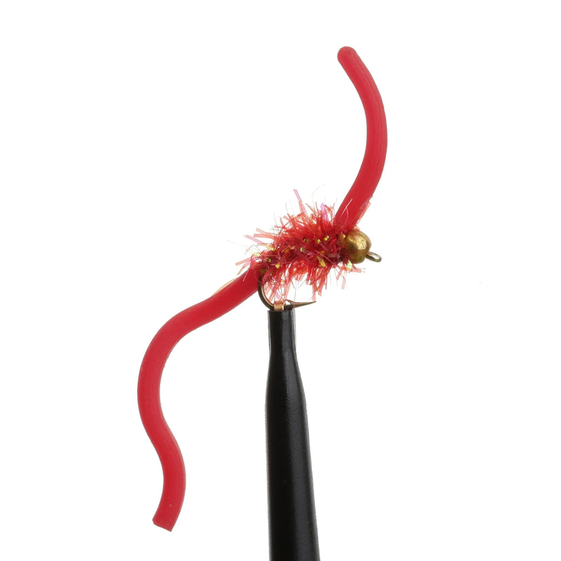 BeadHead Estaz Egg Worm Red
